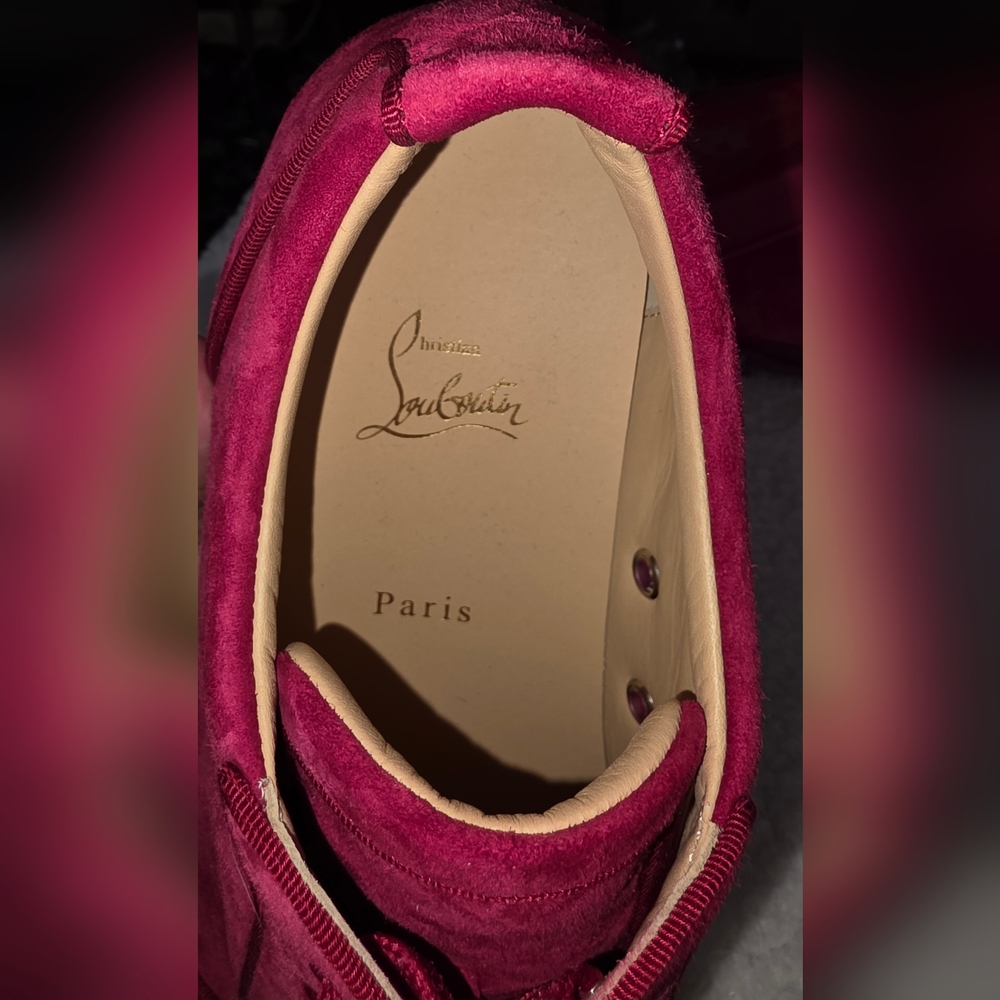 CHRISTIAN LOUBOTIN RED SIZE 41.5 - Picture 7 of 9